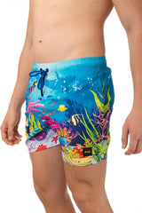 BOXER MOLLA UOMO  AZZURRO