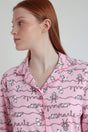 PIGIAMA DONNA ROSA DISNEY 63665 MARIE B DISNEY 