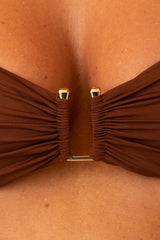 BIKINI FASCIA DONNA  MARRONE AMELIA STELLA CACAO MAX MARA 