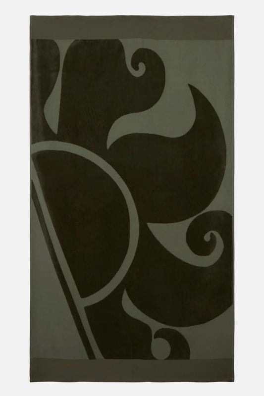 TELO MARE SPUGNA UNISEX  VERDE AM427 30200 SUNDEK 