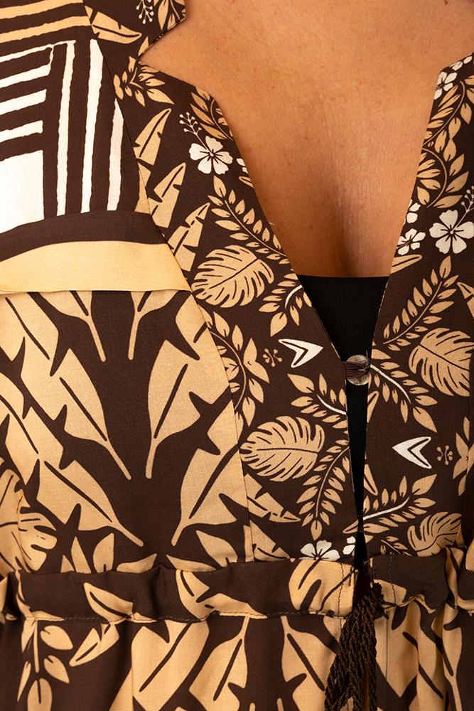 ABITO Donna VALERY   CORTO Marrone