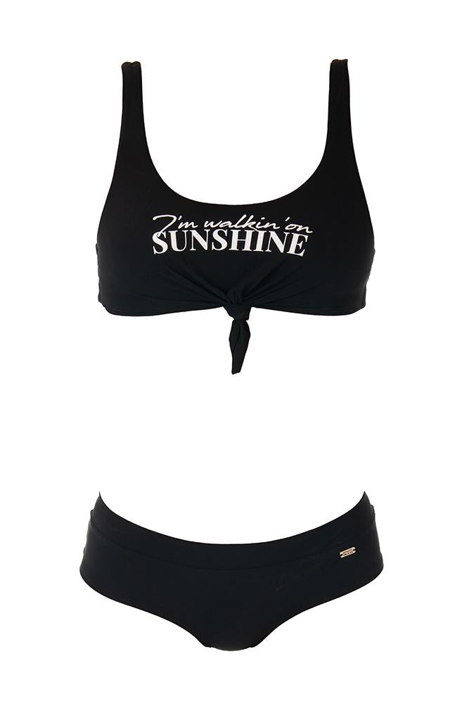 BIKINI Donna BANANA MOON BRASSIERE  slip regolare Nero