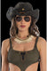 CAPPELLO Donna PIN UP    Nero