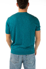MAGLIA T-SHIRT UOMO  AZZURRO