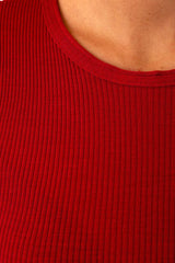 MAGLIA AUTUNNO/INVERNO DONNA  ROSSO