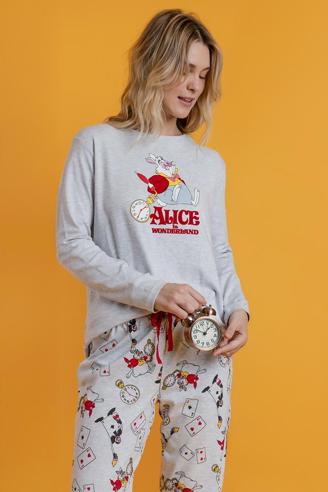 PIGIAMA DONNA GRIGIO DISNEY