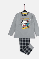 PIGIAMA AUTUNNO/INVERNO BAMBINA  GRIGIO