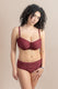 BIKINI Donna BERNE' FASCIA Coppa DD slip Alto Marrone