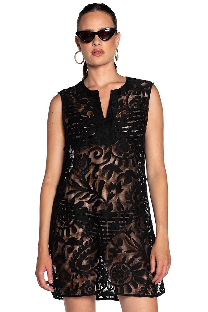 ABITO DONNA  NERO PF162A 034 PIN UP 