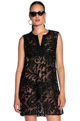 ABITO DONNA  NERO PF162A 034 PIN UP 