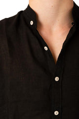 MAGLIA CAMICIA UOMO  NERO