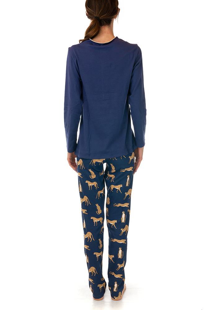 PIGIAMA AUTUNNO/INVERNO DONNA  BLU