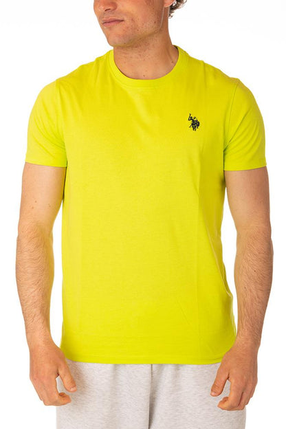 MAGLIA UOMO  GIALLO 154026 114LIME US POLO 