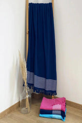 TELO MARE SPUGNA UNISEX  BLU