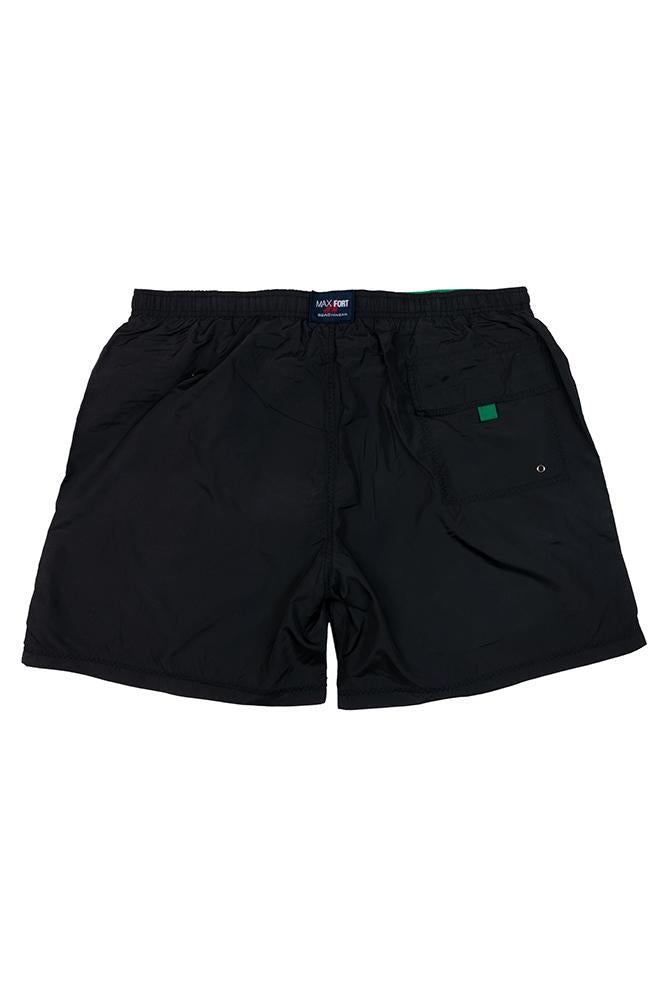 BOXER Uomo MAXFORT con elastico  CORTO Nero