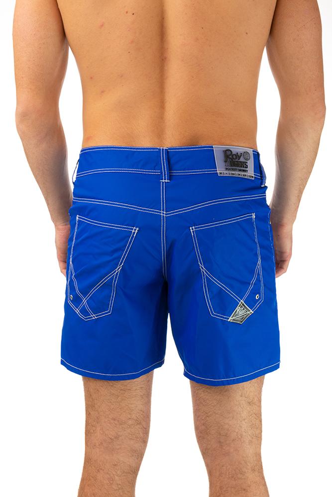 BOXER PIATTO UOMO  AZZURRO NEWBEACH 024OCEAN ROY ROGER'S 
