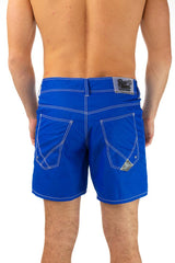 BOXER PIATTO UOMO  AZZURRO NEWBEACH 024OCEAN ROY ROGER'S 