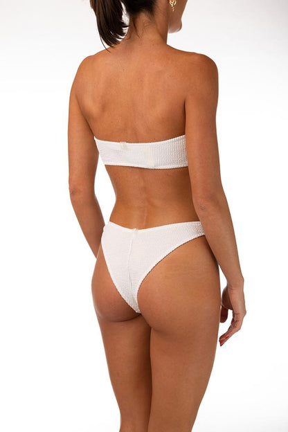 BIKINI Donna FXXK FASCIA  slip brasiliana Bianco