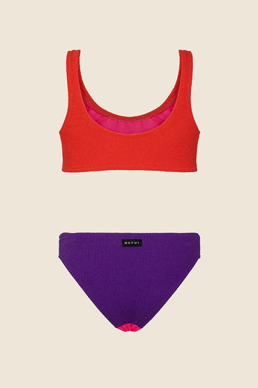 BIKINI BRASSIERE BAMBINA  ROSSO MJ25-0400 RD ME FUI 