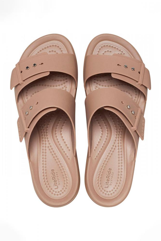 SCARPE DONNA  MARRONE 207431 LATTE CROCS 