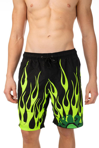 BOXER Uomo SUNDEK con elastico  LUNGO Nero