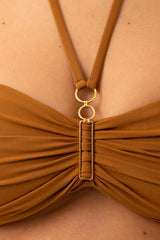BIKINI FASCIA DONNA  MARRONE CLERE TERRA iv.am 