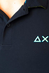 MAGLIA POLO UOMO  BLU NAVY CA34140 07NAVY SUN 68 