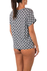 MAGLIA DONNA  NERO/BIANCO 125227 NERO Isabelle 