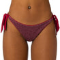 MIX SLIP Donna BE BEACH   slip con fiocchi Bordeaux