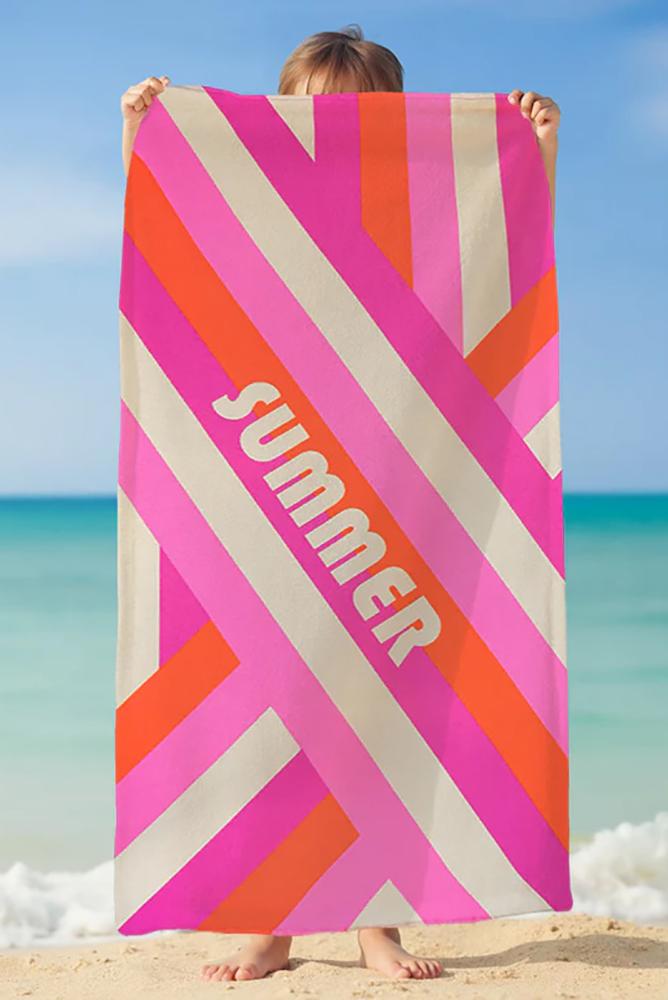 TELO MARE MICROFIBRA UNISEX  FUCISA POPUP RAYUREPOP COMPTOIR DE LA PLAGE 