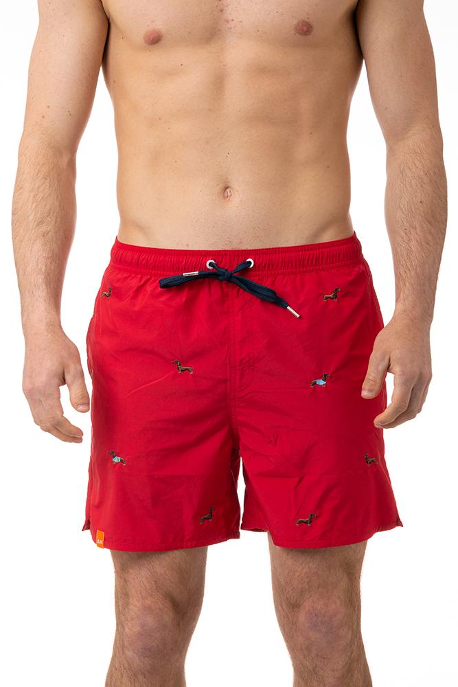 BOXER MOLLA UOMO  ROSSO H35112 ROSSO SUN 68 