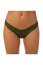 MIX SLIP Donna BE BEACH   slip brasiliana Verde militare