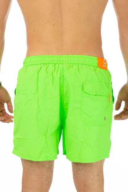 BOXER Uomo SUNS con elastico  CORTO Verde