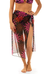 PAREO DONNA  NERO FK25-0818 X03 FXXK 