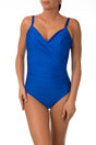 INTERO Donna ROIDAL con ferretto Coppa D slip coprente Blu