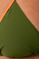 BIKINI TRIANGOLO DONNA  VERDE H34215 34216 VERDE SUN 68 
