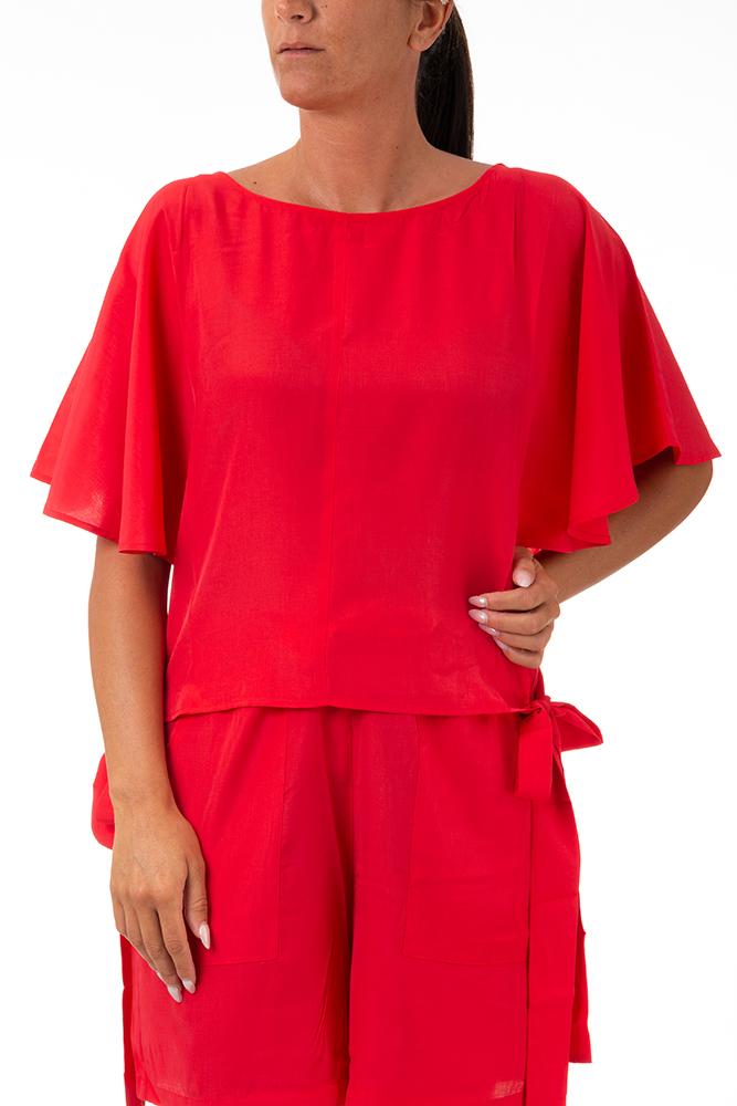 MAGLIA DONNA  ROSSO
