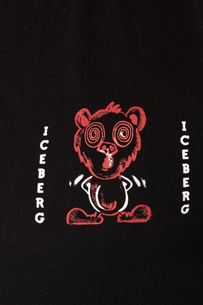 MAGLIA T-SHIRT UOMO  NERO MTS02 NERO ICeberg 