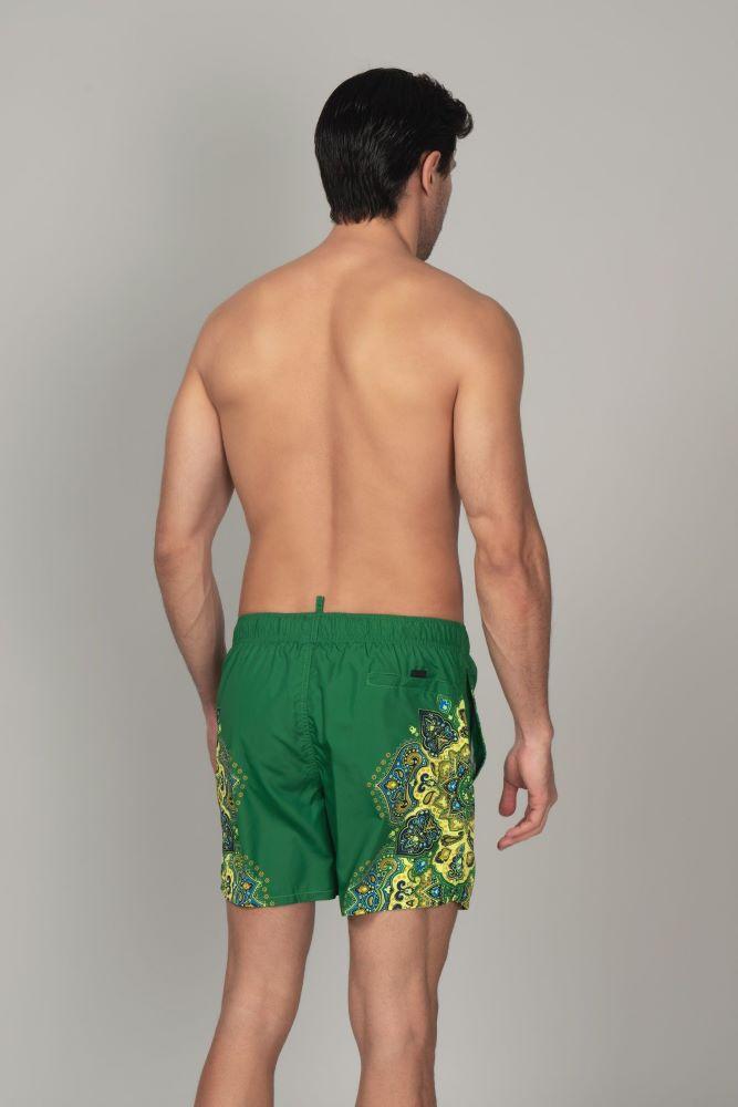 BOXER MOLLA UOMO  VERDE BXF22CORTO 2202 FXXK 