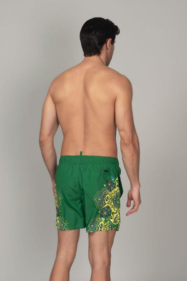 BOXER MOLLA UOMO  VERDE BXF22CORTO 2202 FXXK 