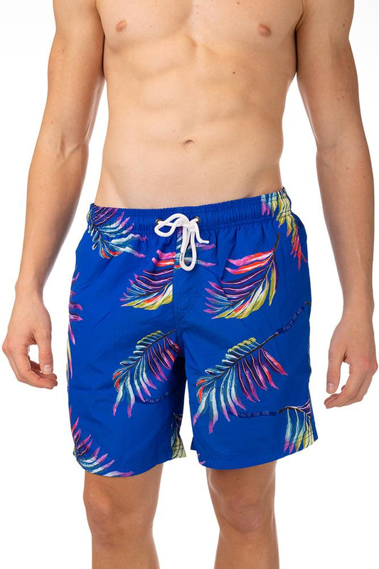 BOXER Uomo SUNDEK con elastico  LUNGO Blu
