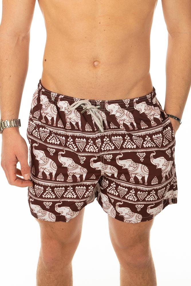 BOXER MOLLA UOMO  MARRONE