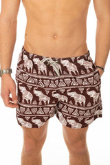 BOXER MOLLA UOMO  MARRONE