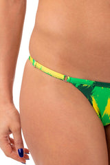 MIX SLIP DONNA  VERDE/GIALLO GENZFAN BRASILE BE BEACH 