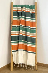TELO MARE COTONE UNISEX  VERDE HELIOS VERT COMPTOIR DE LA PLAGE 