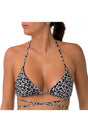 MIX REGGISENO Donna BE BEACH TRIANGOLO   Nero/bianco