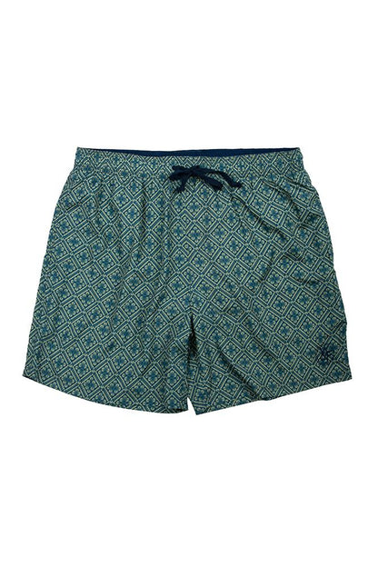 BOXER Uomo MAXFORT con elastico  CORTO Blu/beige