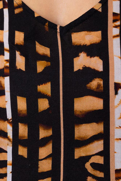 KAFTANO DONNA  NERO C3392 655 724 CHARMLINE 