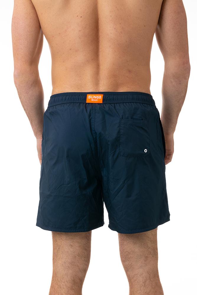 BOXER MOLLA UOMO  BLU H33118 BLU WATER PRINT SUN 68 