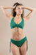 BIKINI Donna LUISA MARIA LUGLI BRASSIERE Coppa C slip coprente Salvia/menta